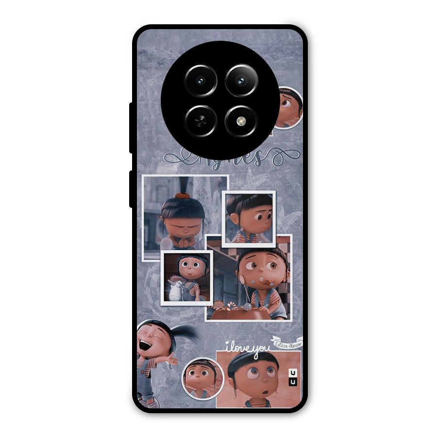 Agnes Metal Back Case for Realme Narzo 70x 5G