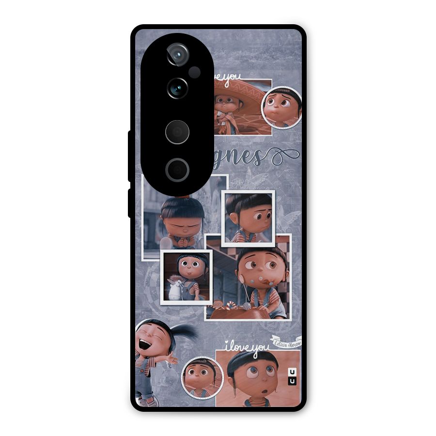 Agnes Metal Back Case for Vivo T3 Ultra