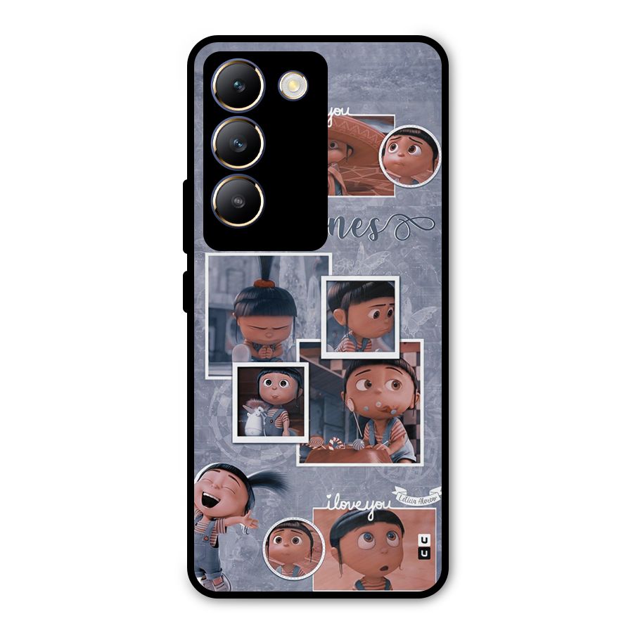 Agnes Metal Back Case for Vivo Y200e