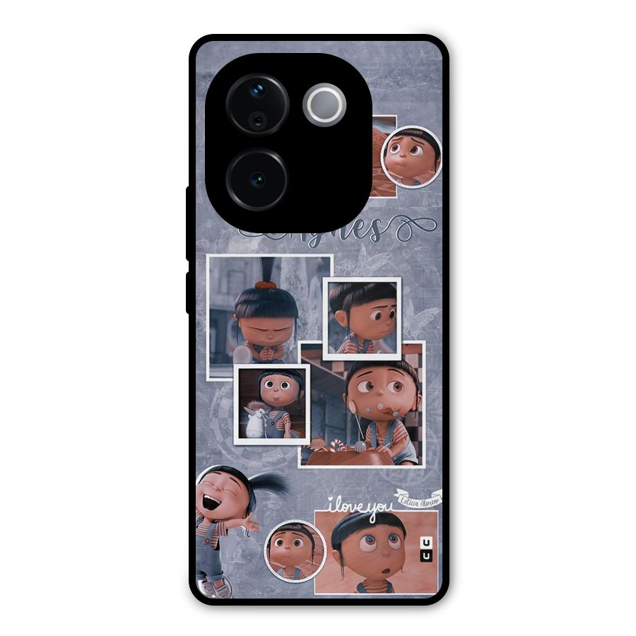 Agnes Metal Back Case for iQOO Z9s Pro