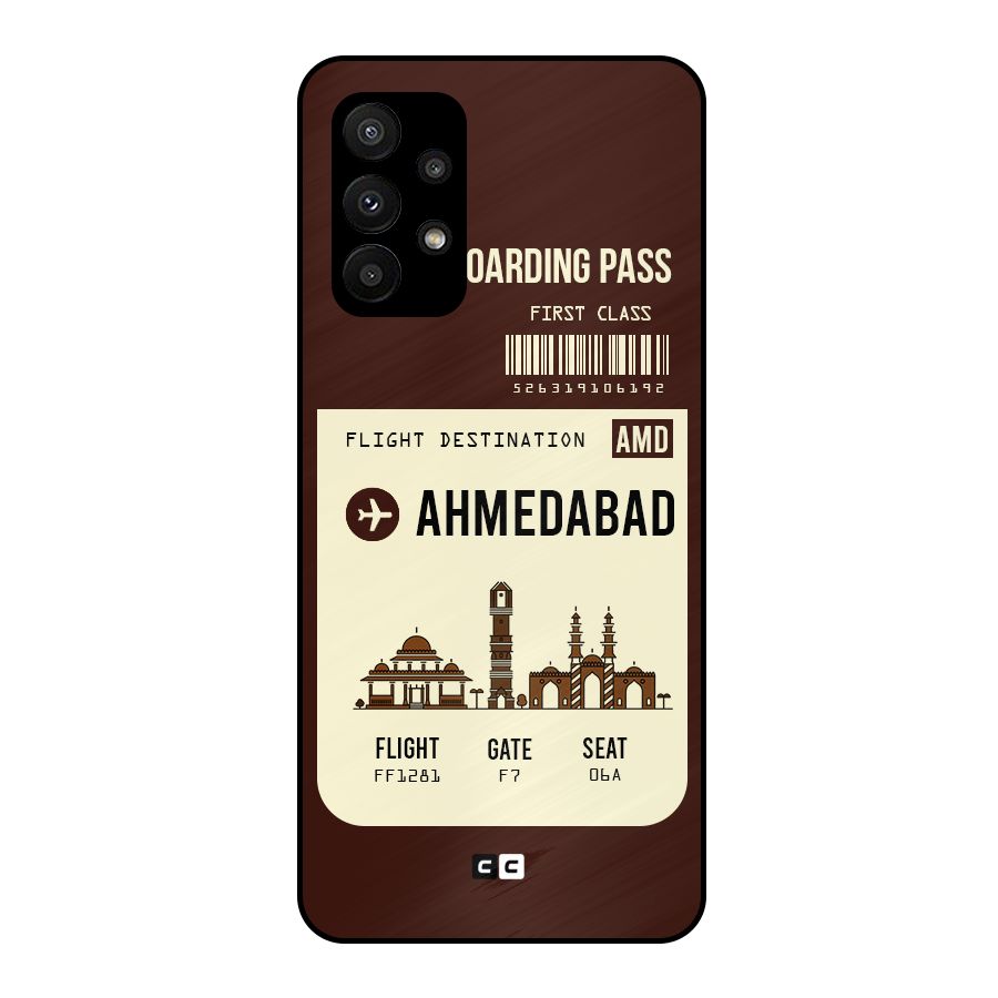 Ahmedabad Boarding Pass Metal Back Case for Galaxy A23