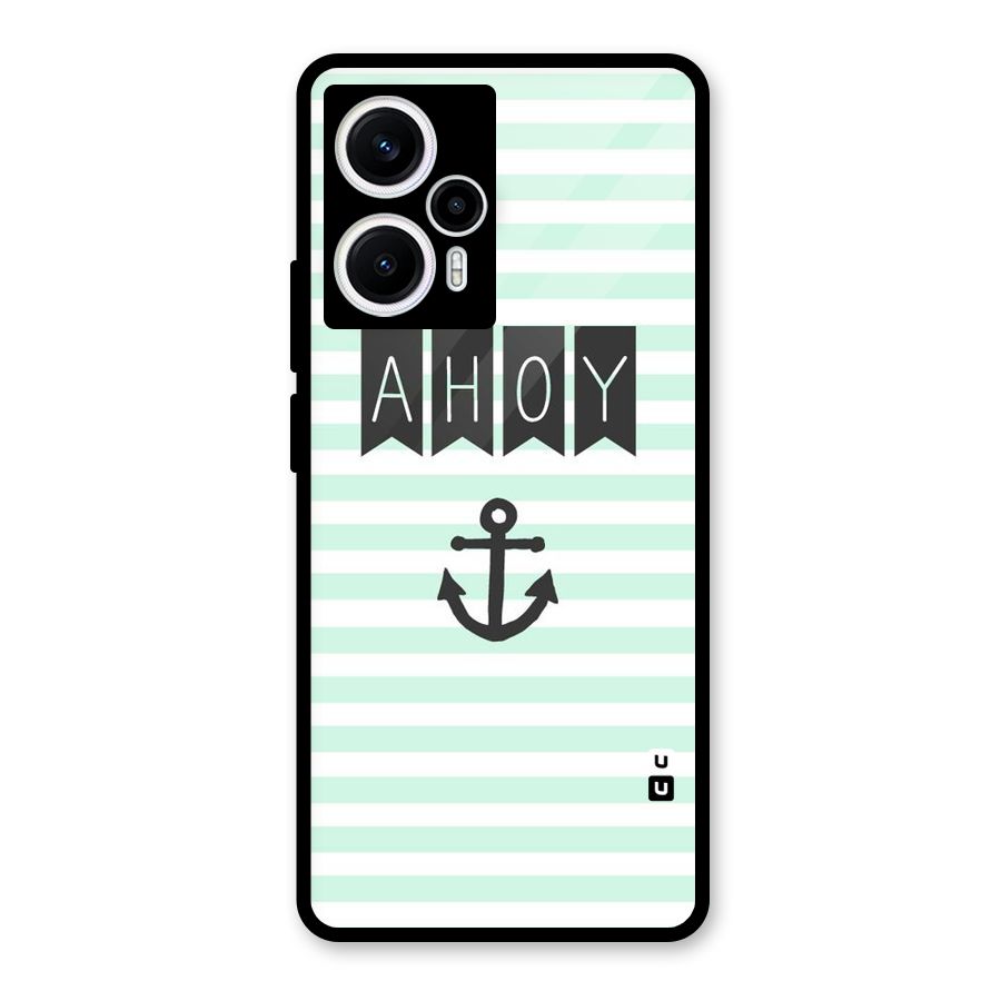 Ahoy Sailor Glass Back Case for Poco F5