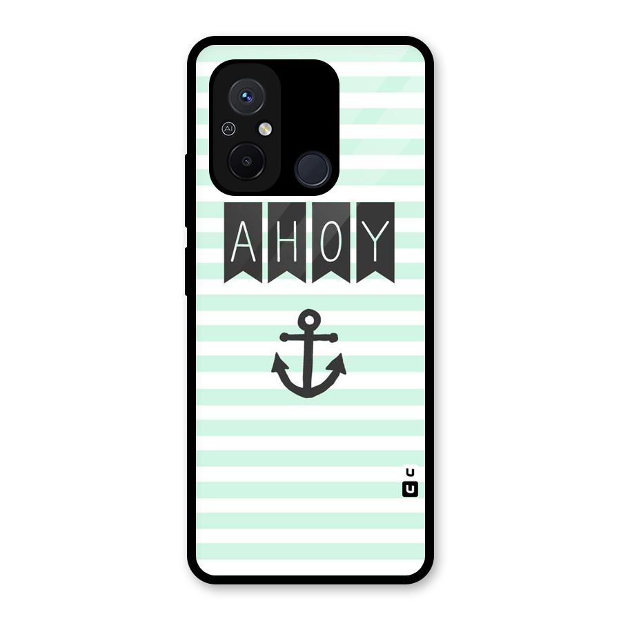 Ahoy Sailor Glass Back Case for Redmi 12C