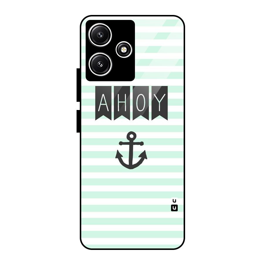 Ahoy Sailor Glass Back Case for Redmi 12 5G