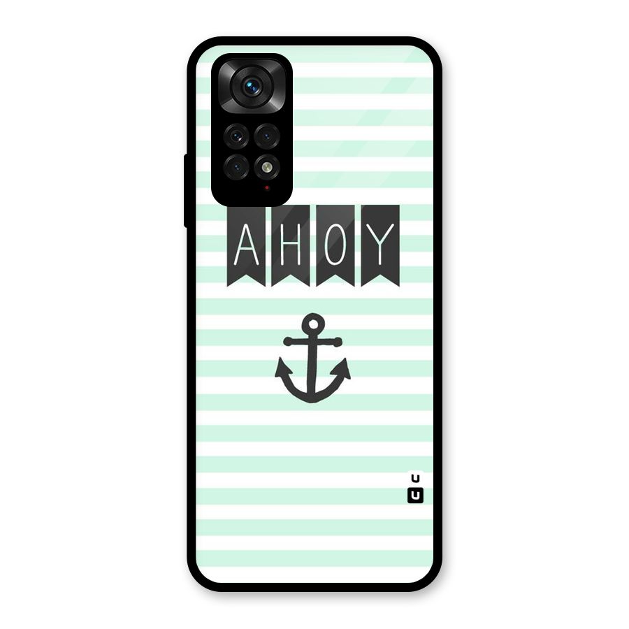 Ahoy Sailor Glass Back Case for Redmi Note 11S