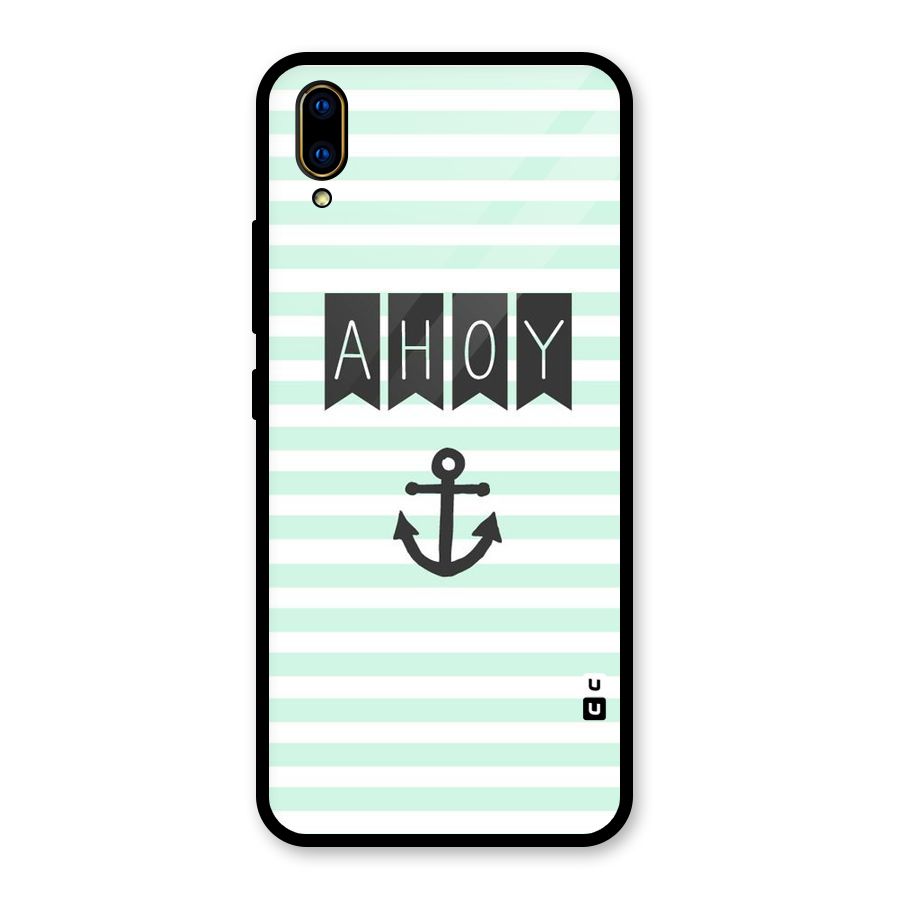 Ahoy Sailor Glass Back Case for Vivo V11 Pro