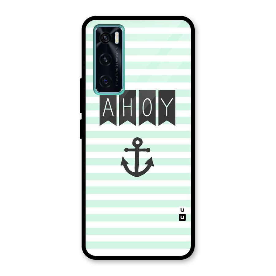 Ahoy Sailor Glass Back Case for Vivo V20 SE