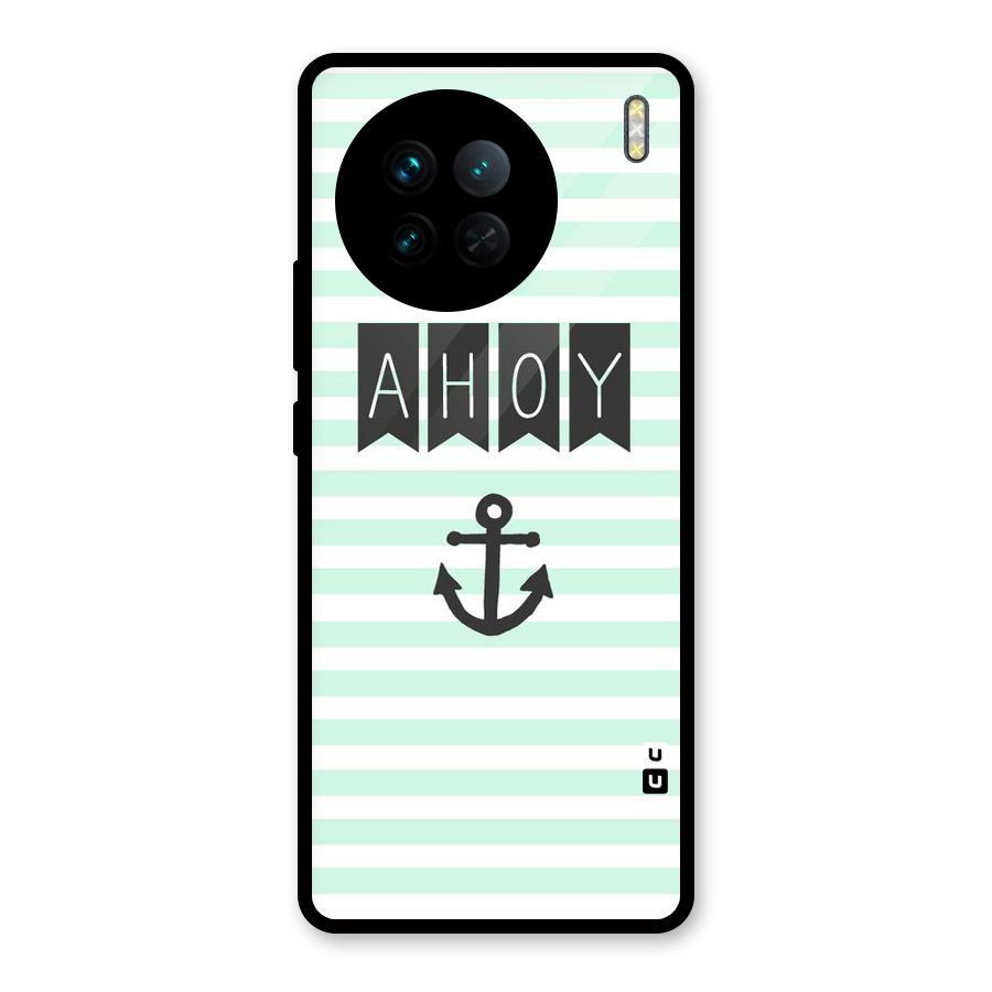 Ahoy Sailor Glass Back Case for Vivo X90
