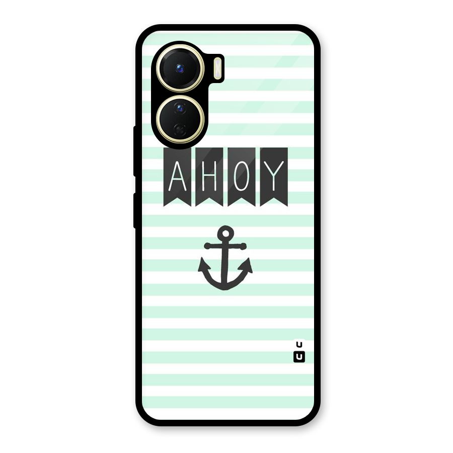 Ahoy Sailor Glass Back Case for Vivo Y16