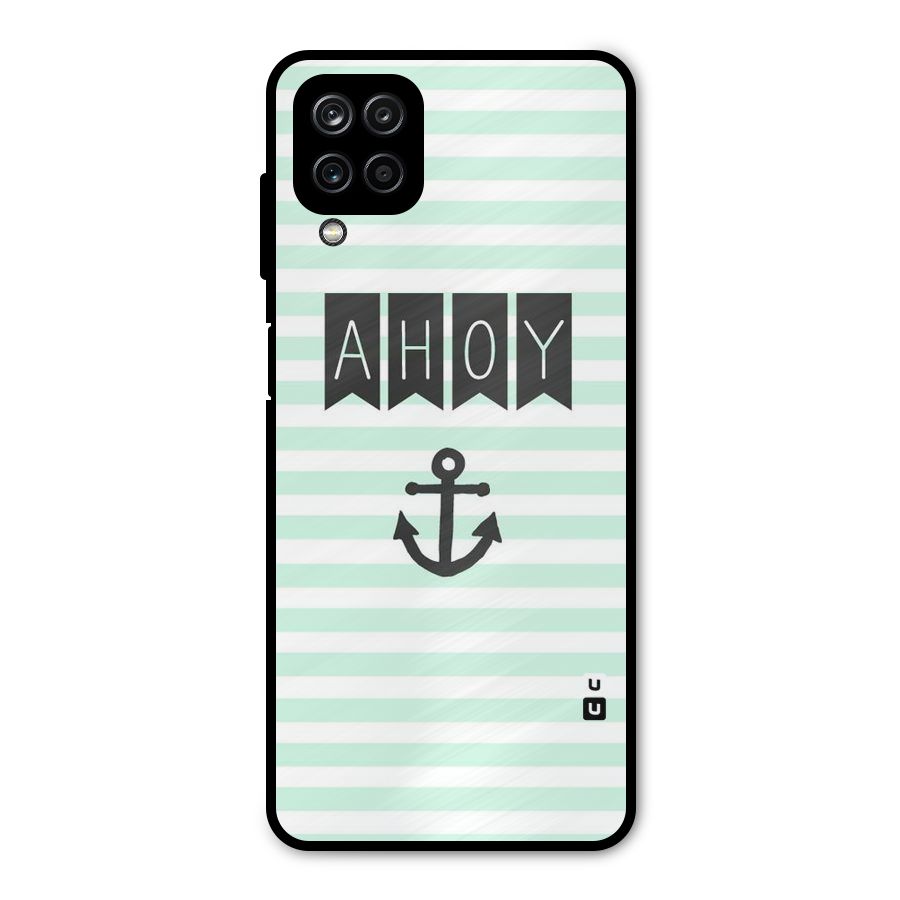 Ahoy Sailor Metal Back Case for Galaxy A12