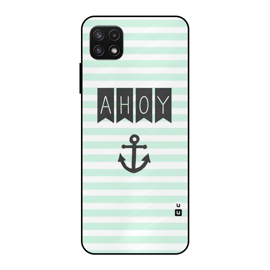 Ahoy Sailor Metal Back Case for Galaxy A22 5G