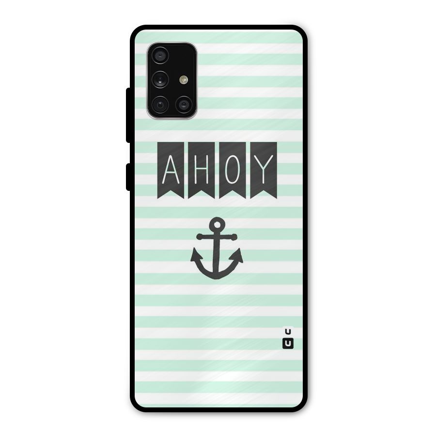 Ahoy Sailor Metal Back Case for Galaxy A71
