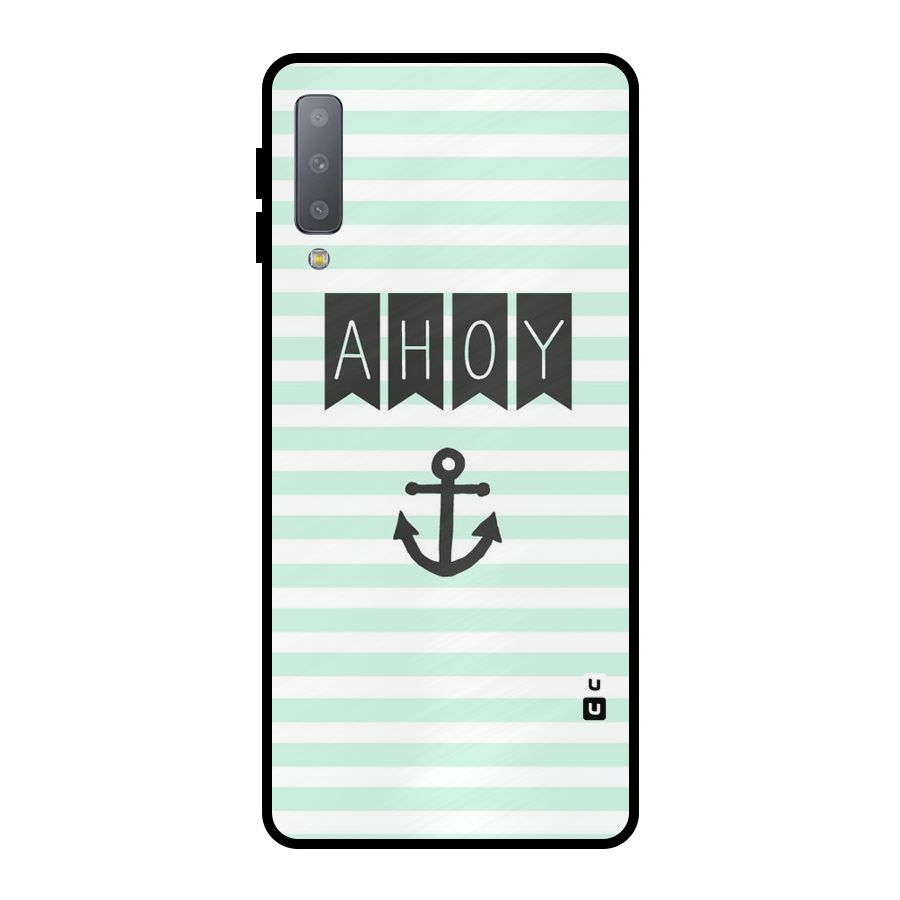 Ahoy Sailor Metal Back Case for Galaxy A7 (2018)