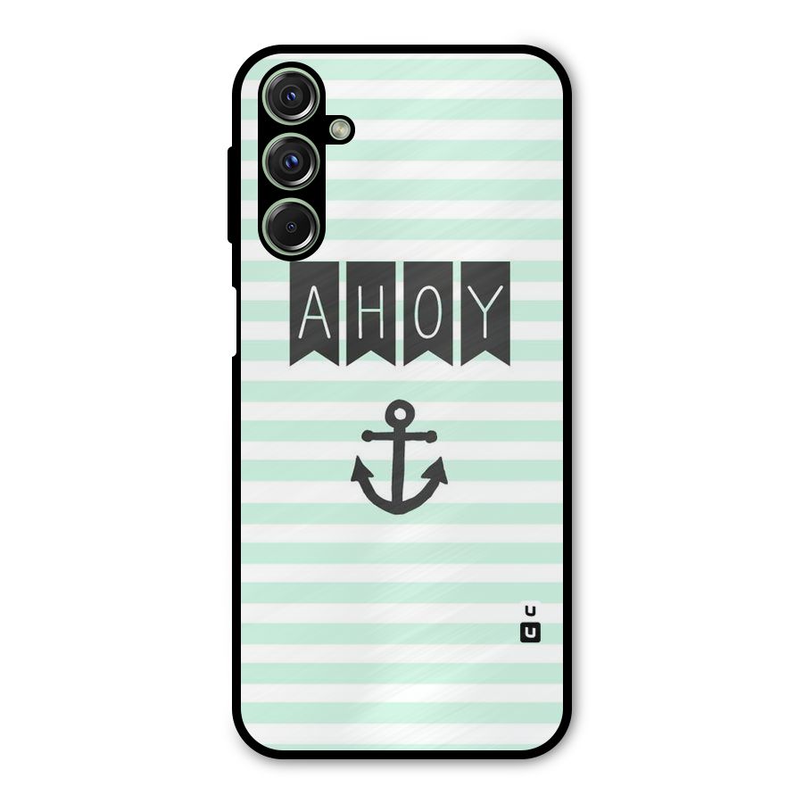 Ahoy Sailor Metal Back Case for Galaxy F34
