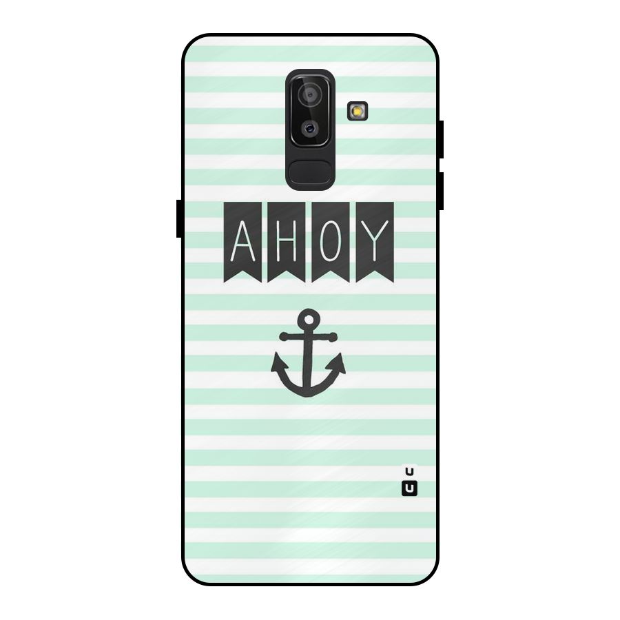 Ahoy Sailor Metal Back Case for Galaxy J8