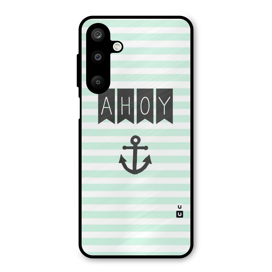 Ahoy Sailor Metal Back Case for Galaxy M16