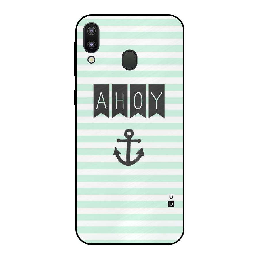 Ahoy Sailor Metal Back Case for Galaxy M20