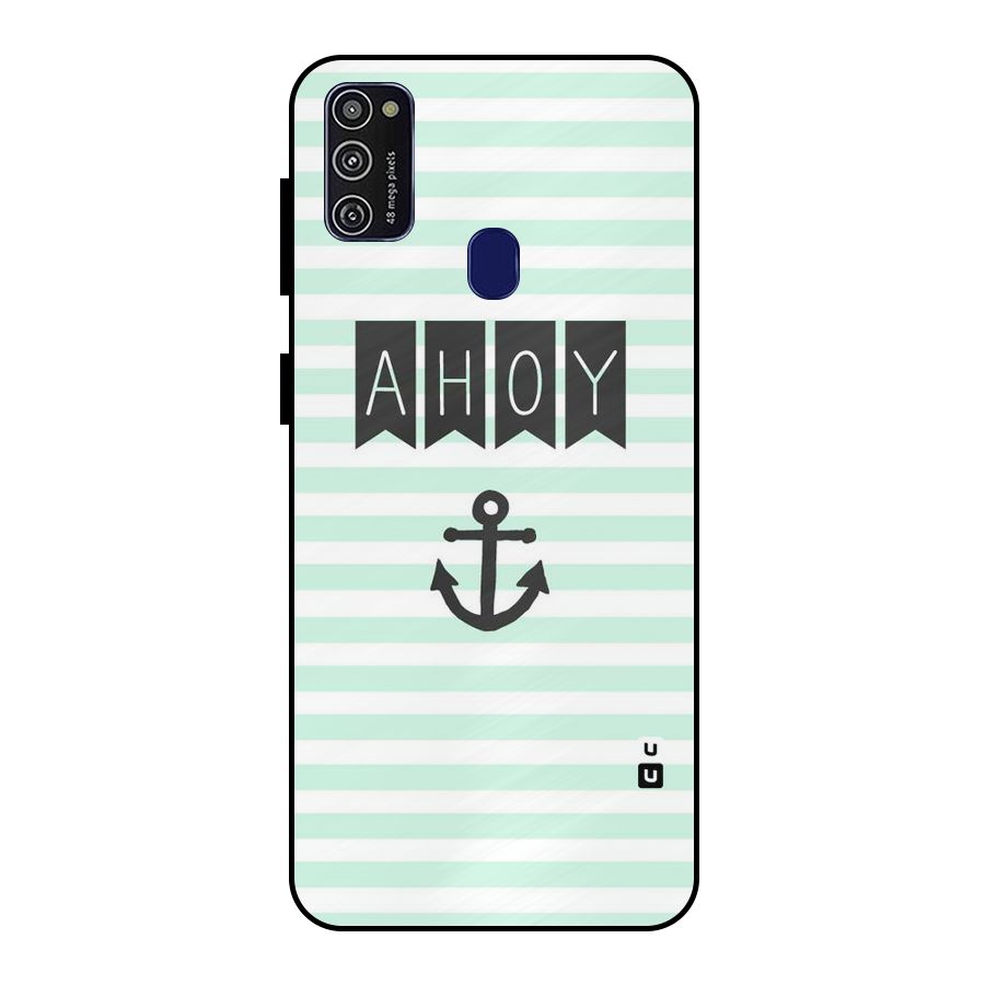 Ahoy Sailor Metal Back Case for Galaxy M21