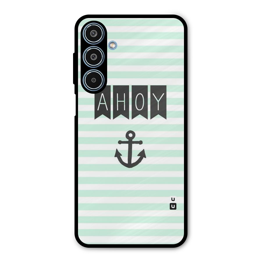 Ahoy Sailor Metal Back Case for Galaxy M35