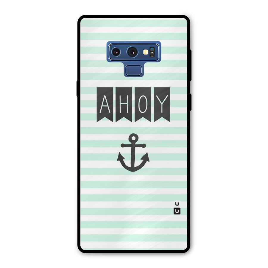 Ahoy Sailor Metal Back Case for Galaxy Note 9