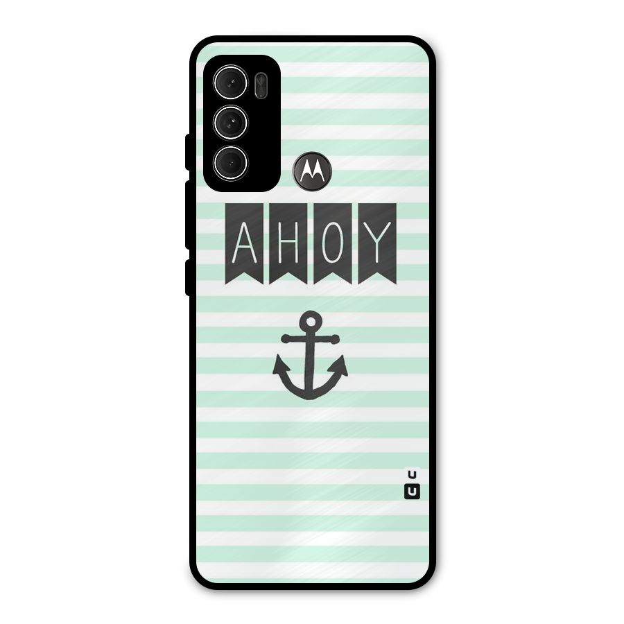 Ahoy Sailor Metal Back Case for Moto G60