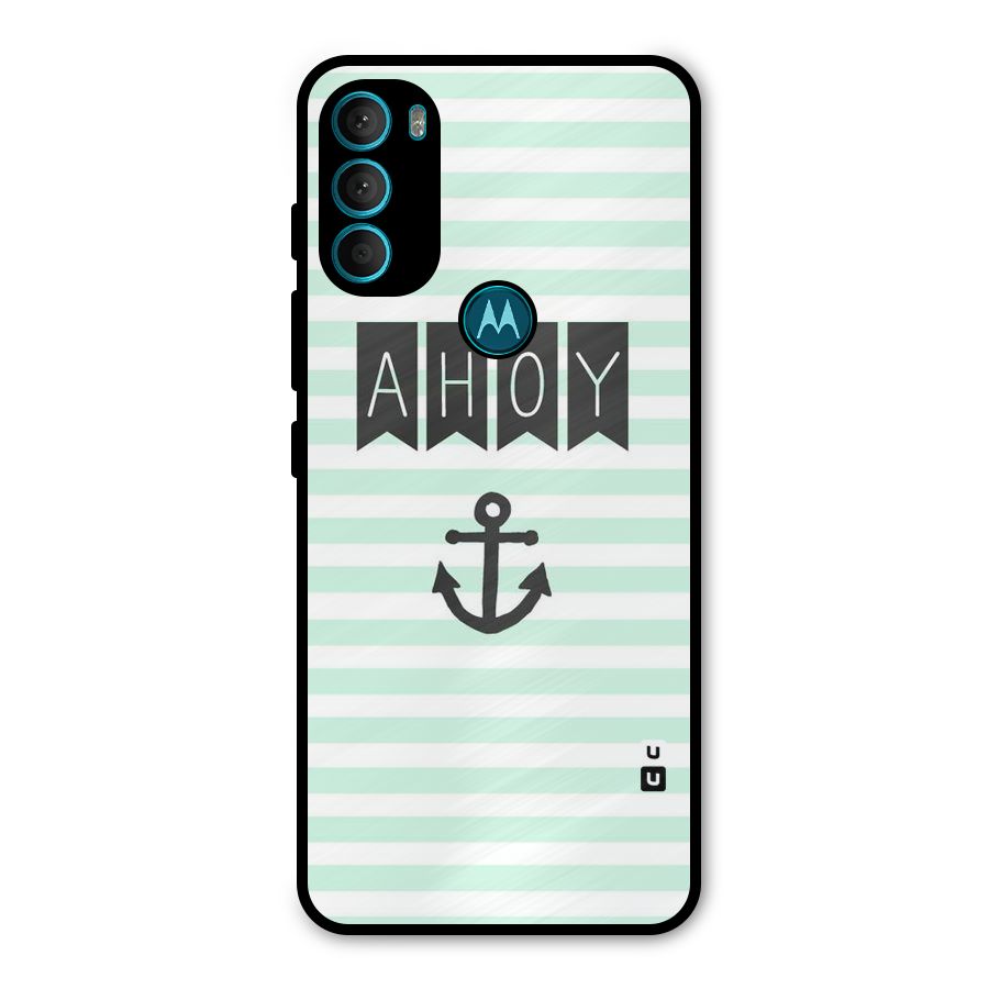 Ahoy Sailor Metal Back Case for Moto G71 5G