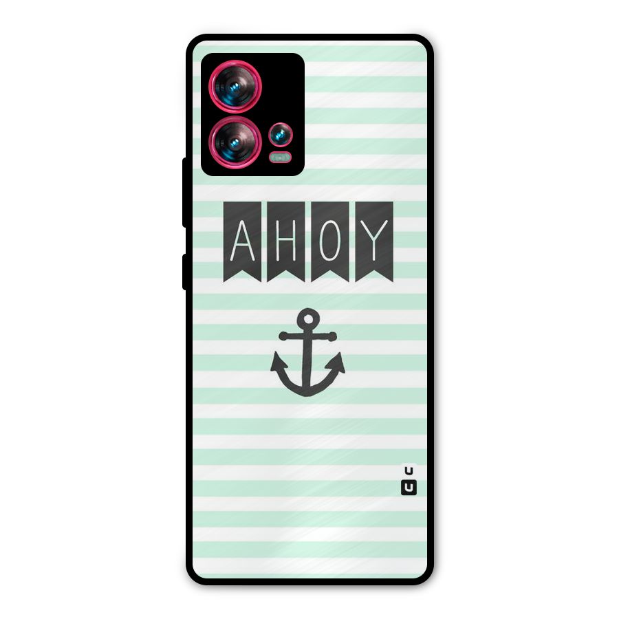Ahoy Sailor Metal Back Case for Motorola Edge 30 Fusion