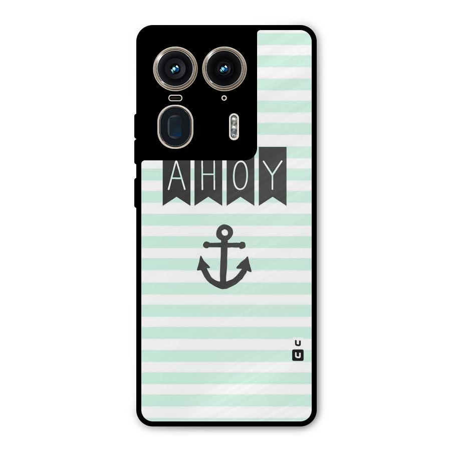 Ahoy Sailor Metal Back Case for Motorola Edge 50 Ultra