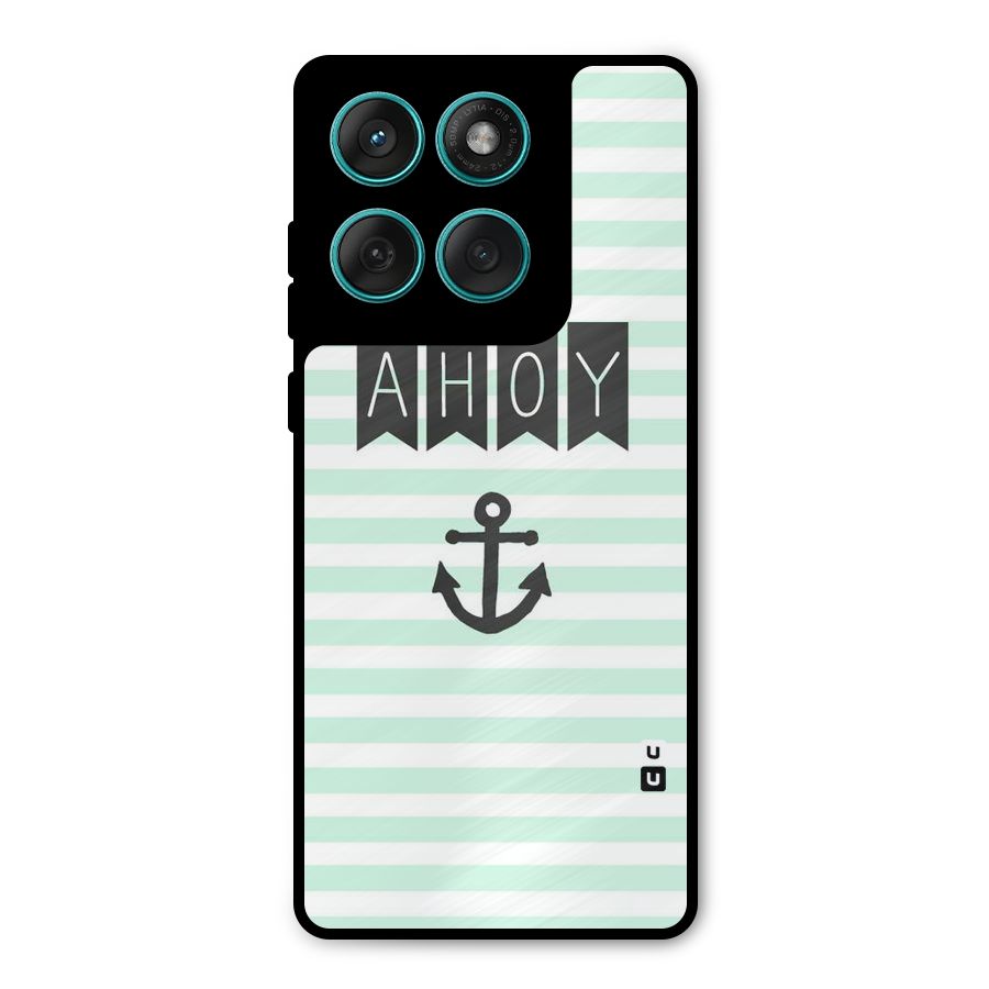 Ahoy Sailor Metal Back Case for Motorola Edge 60 Fusion