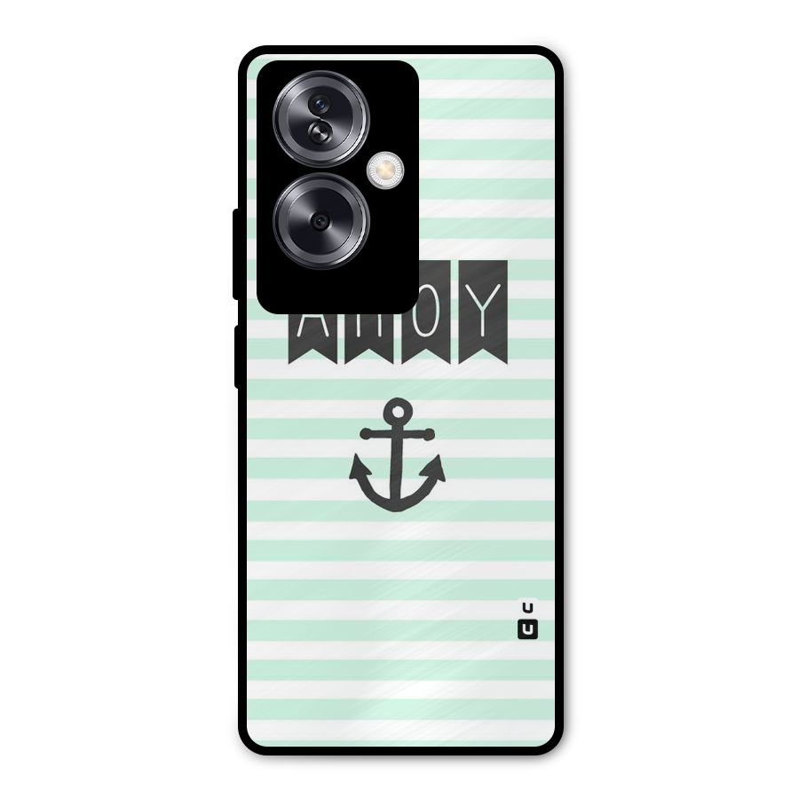 Ahoy Sailor Metal Back Case for Oppo A79 5G
