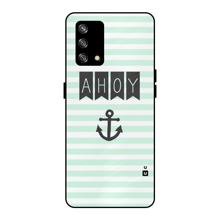 Ahoy Sailor Metal Back Case for Oppo F19