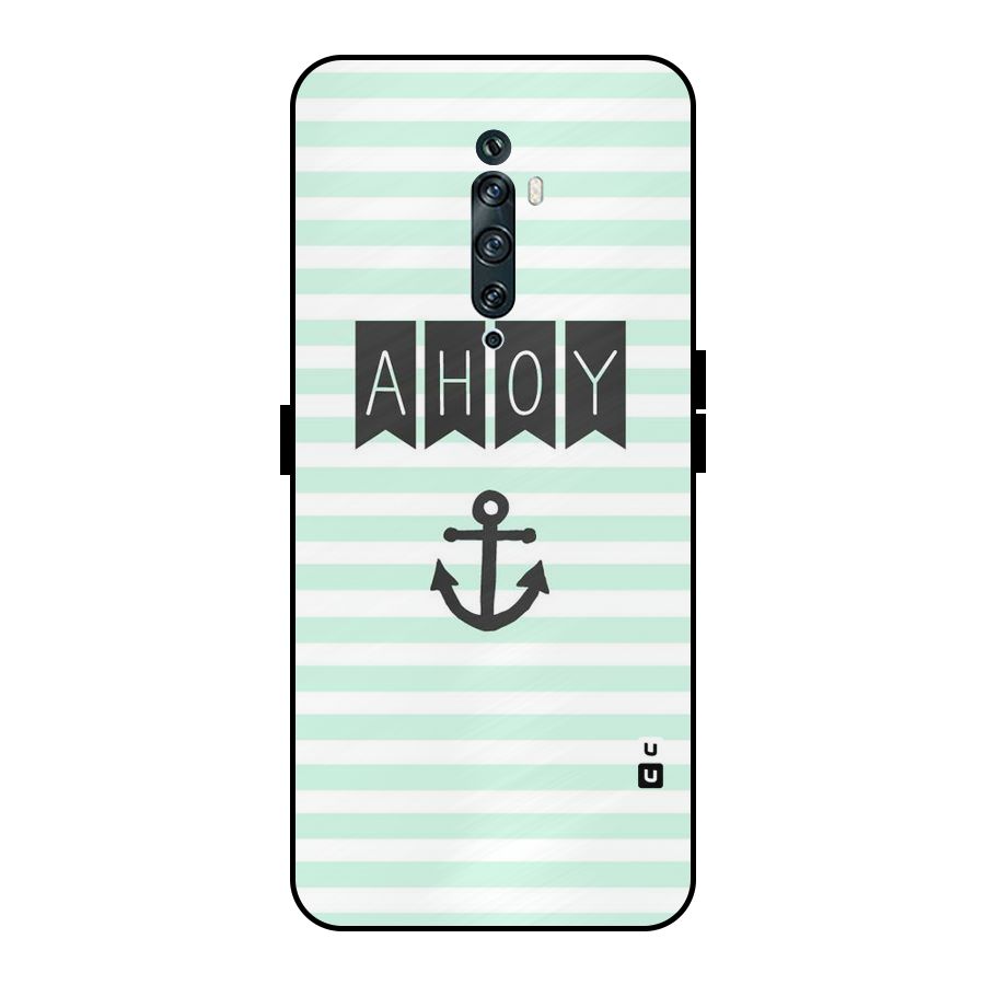 Ahoy Sailor Metal Back Case for Oppo Reno2 F