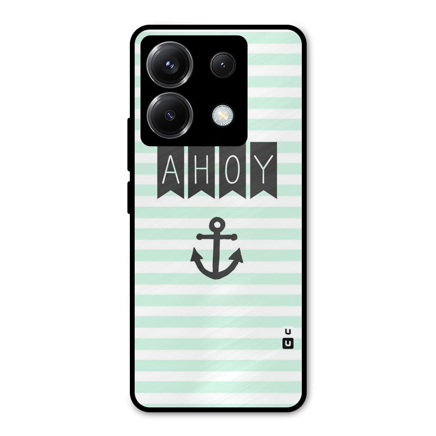 Ahoy Sailor Metal Back Case for Poco X6