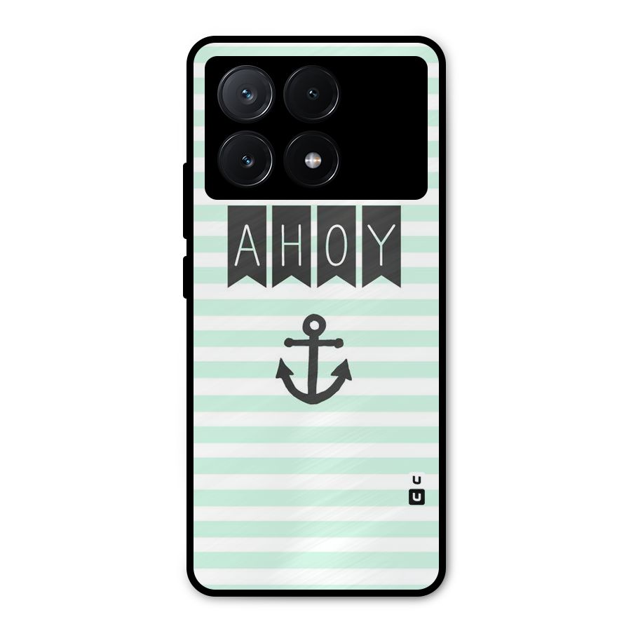 Ahoy Sailor Metal Back Case for Poco X6 Pro