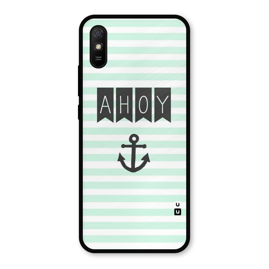 Ahoy Sailor Metal Back Case for Redmi 9a