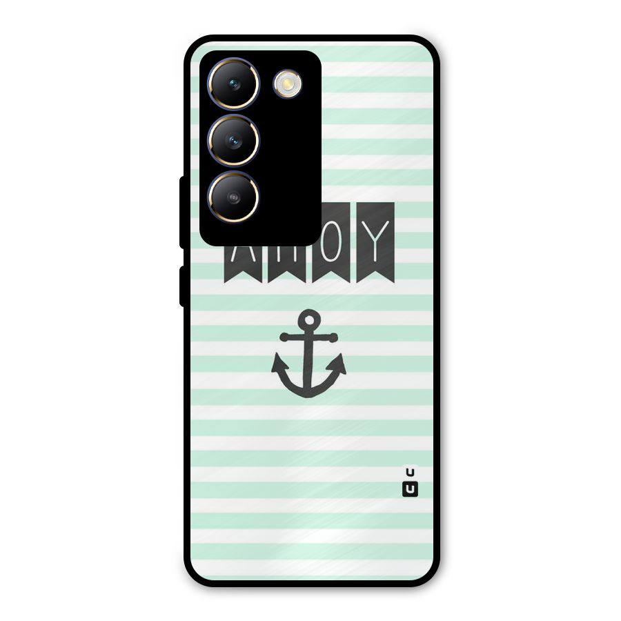 Ahoy Sailor Metal Back Case for Vivo T3 5G