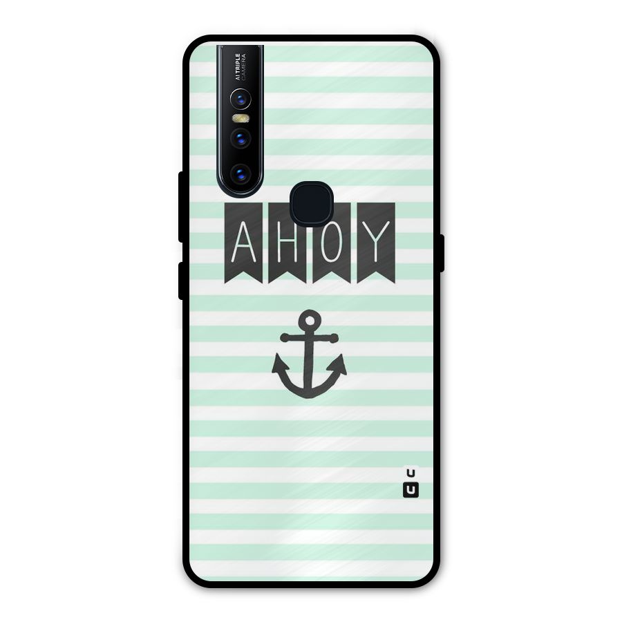 Ahoy Sailor Metal Back Case for Vivo V15