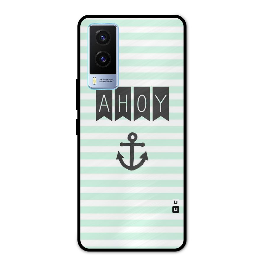 Ahoy Sailor Metal Back Case for Vivo V21e 5G