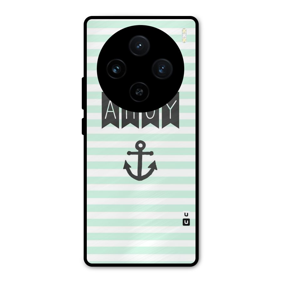 Ahoy Sailor Metal Back Case for Vivo X100