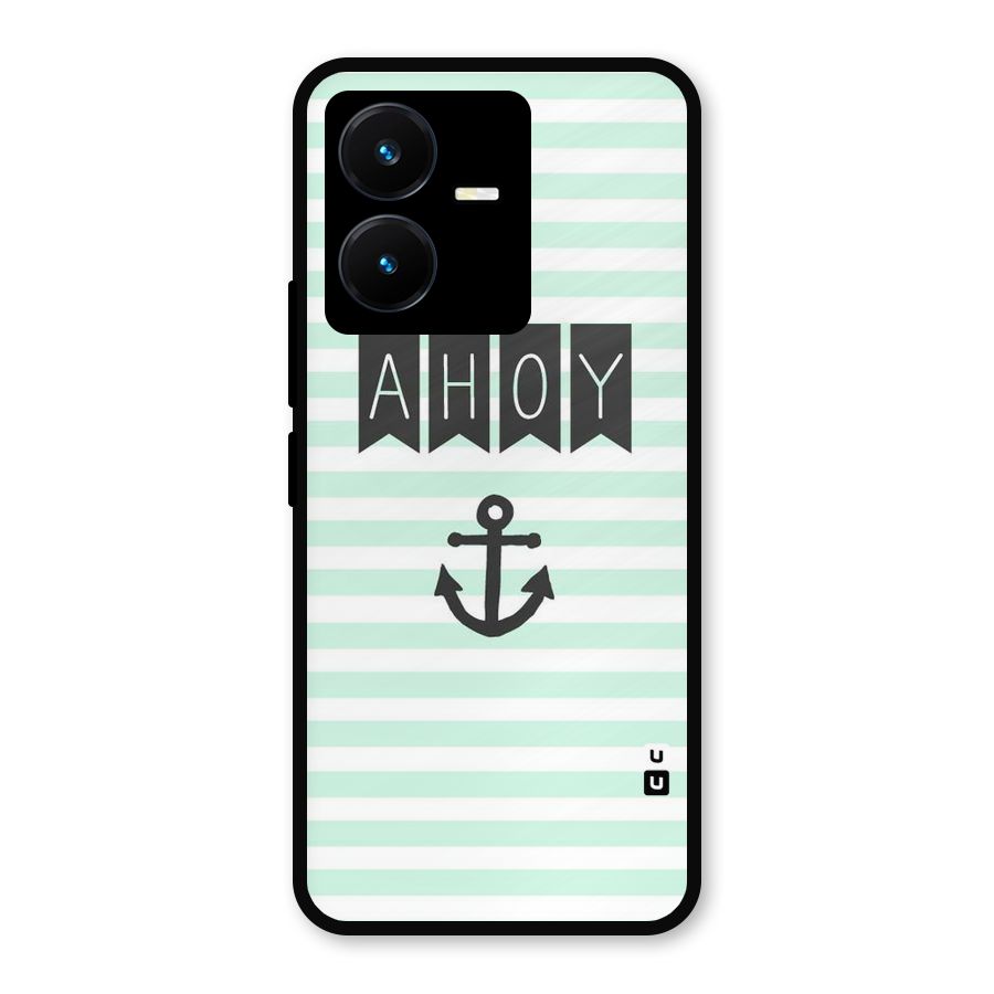 Ahoy Sailor Metal Back Case for Vivo Y22