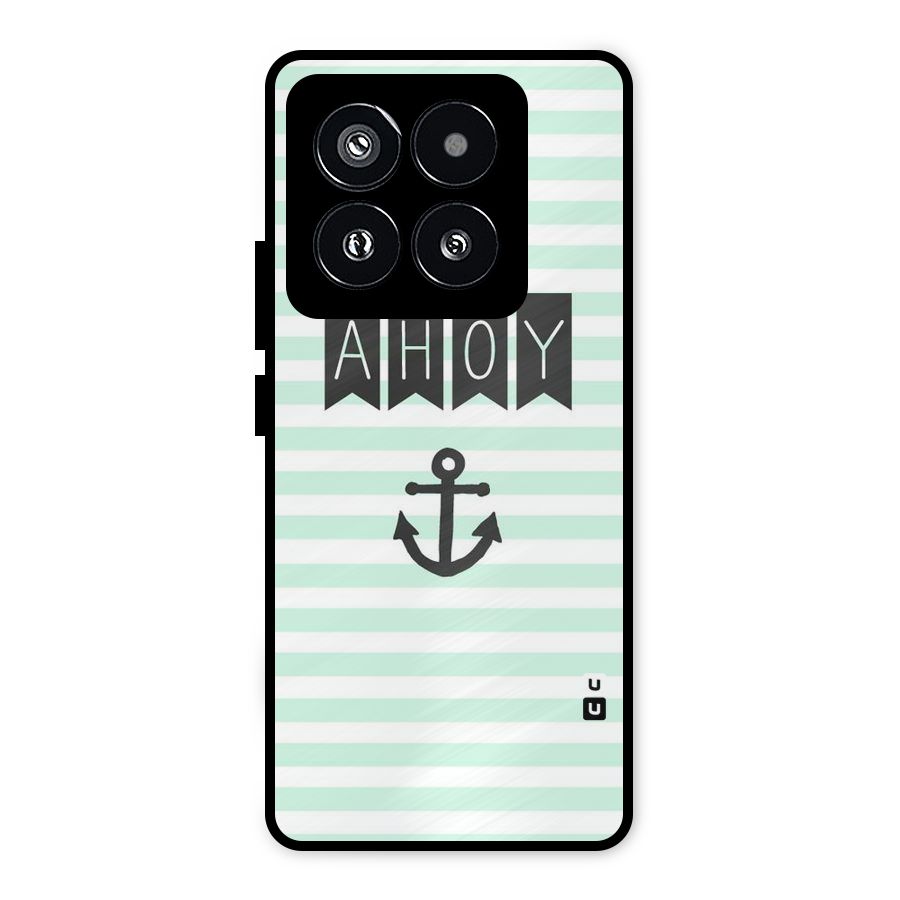 Ahoy Sailor Metal Back Case for Xiaomi 14 Pro