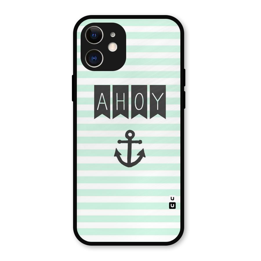 Ahoy Sailor Metal Back Case for iPhone 12