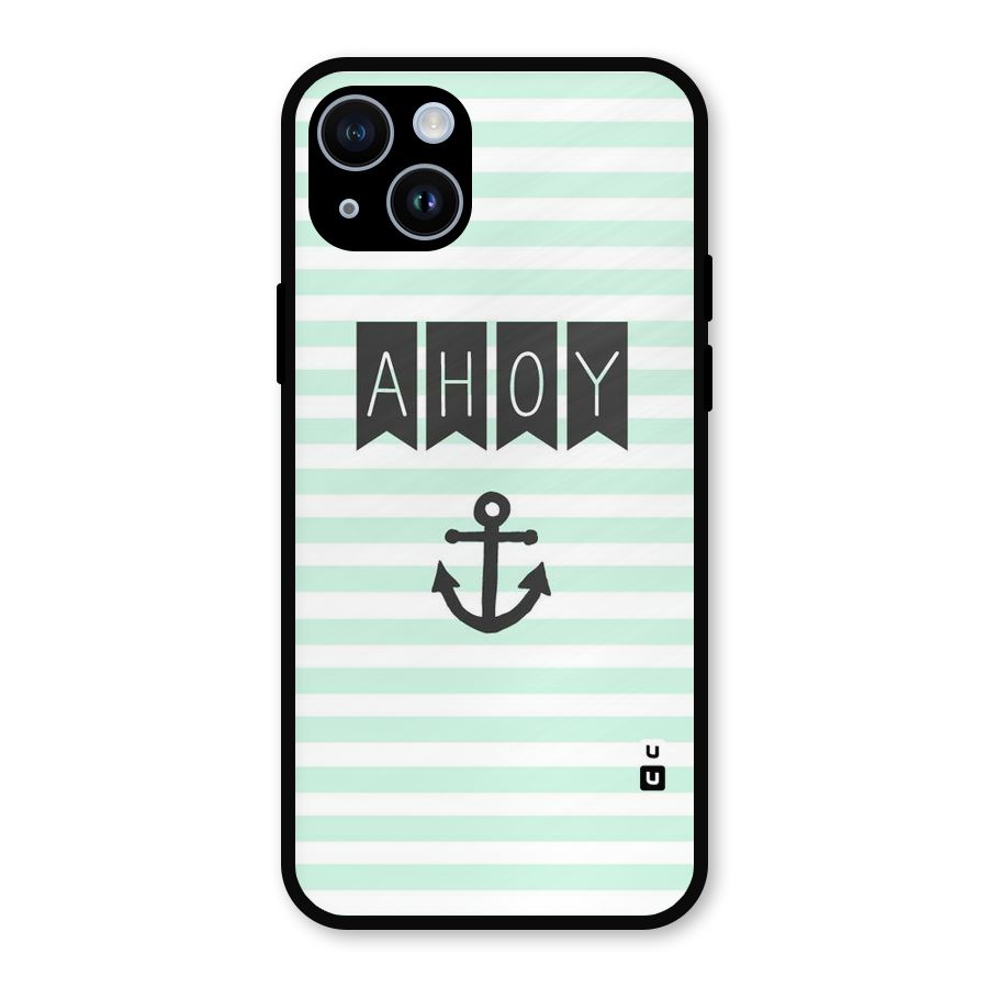 Ahoy Sailor Metal Back Case for iPhone 14