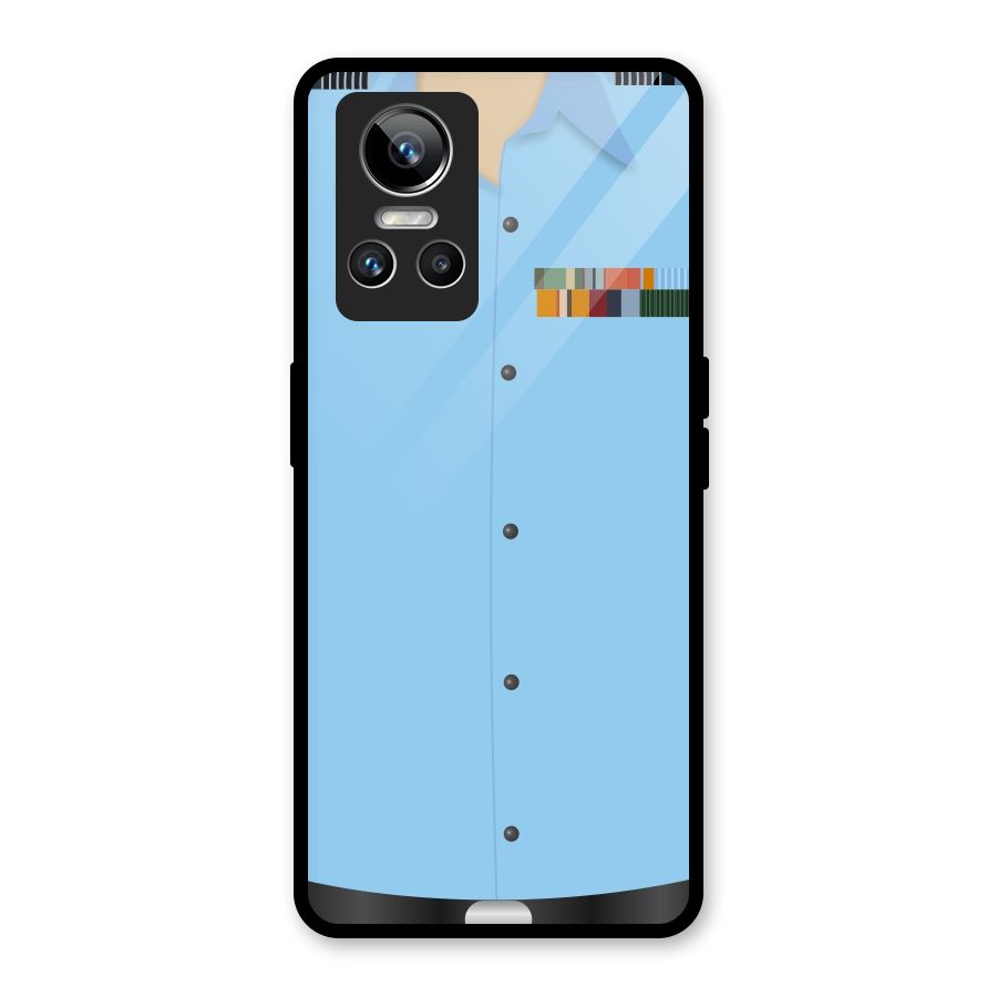 Air Force Uniform Glass Back Case for Realme GT Neo 3