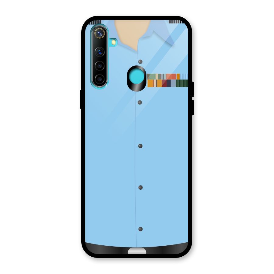 Air Force Uniform Glass Back Case for Realme Narzo 10