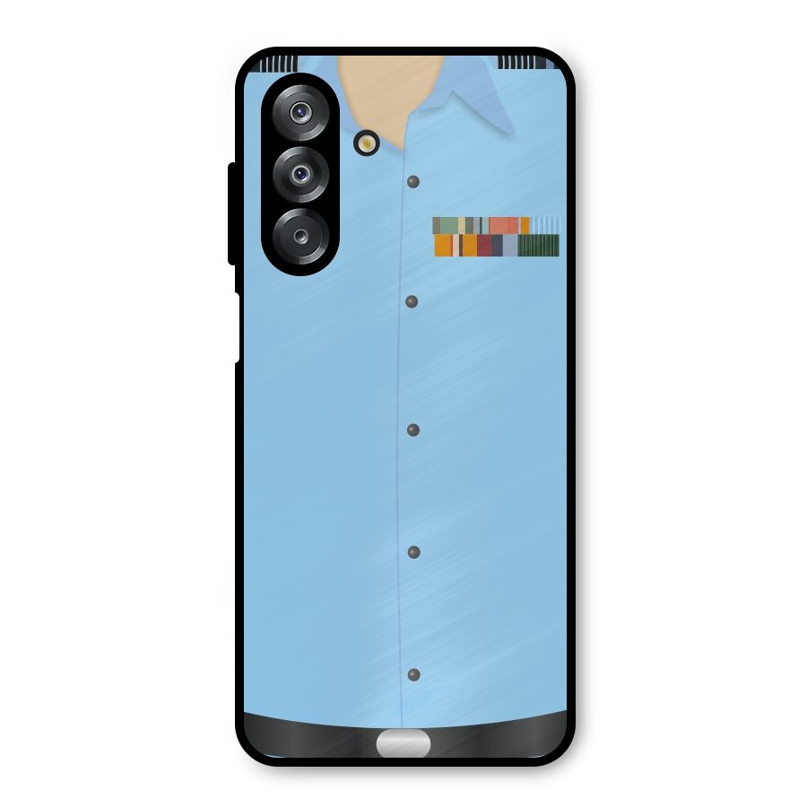 Air Force Uniform Metal Back Case for Galaxy A26