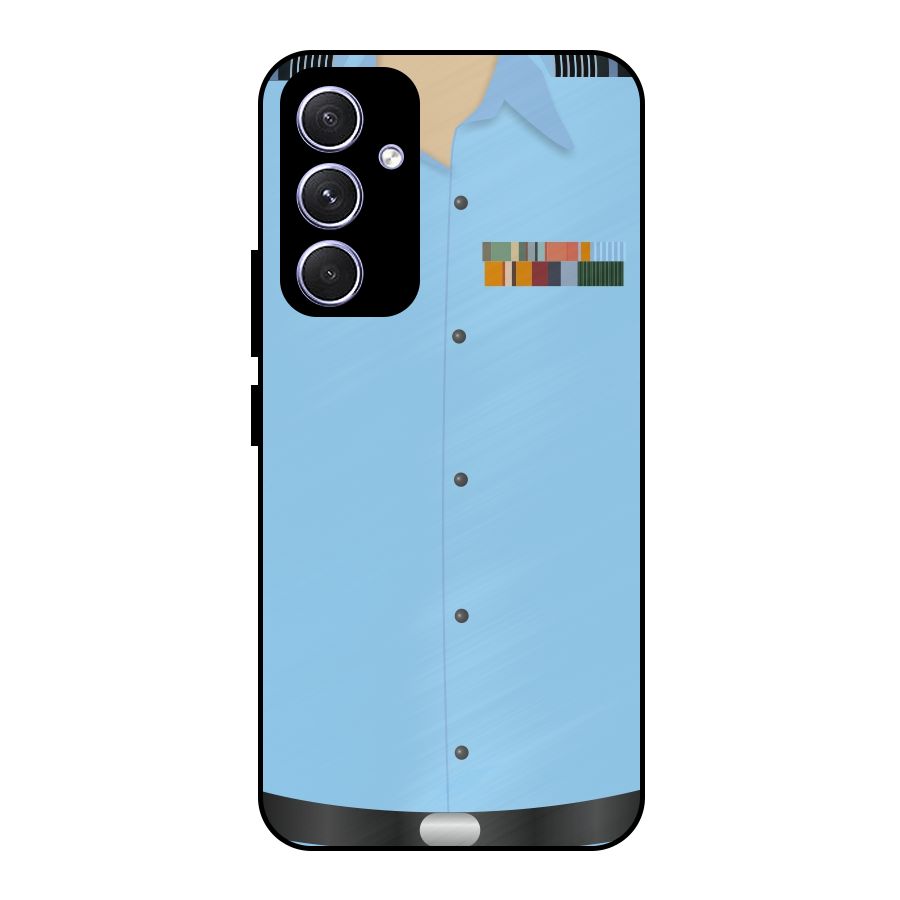 Air Force Uniform Metal Back Case for Galaxy A54