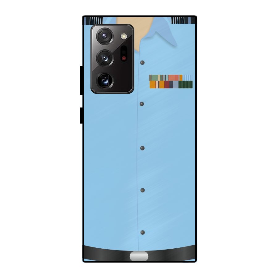 Air Force Uniform Metal Back Case for Galaxy Note 20 Ultra