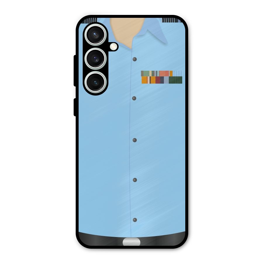 Air Force Uniform Metal Back Case for Galaxy S23 FE
