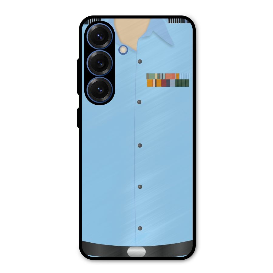 Air Force Uniform Metal Back Case for Galaxy S25